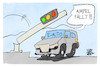 Cartoon: E-Auto-Prämie (small) by Kostas Koufogiorgos tagged karikatur,koufogiorgos,auto,eauto,ampel,timber,prämie,bonus