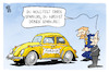 Cartoon: Einsparungen (small) by Kostas Koufogiorgos tagged karikatur,koufogiorgos,lindner,porsche,käfer,scholz,auto