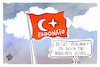 Cartoon: Erdogans Nato (small) by Kostas Koufogiorgos tagged karikatur,koufogiorgos,erdogan,nato,erdonato