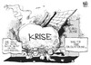 Cartoon: Erleichterung (small) by Kostas Koufogiorgos tagged weltuntergang,maya,erleichterung,euro,schulden,krise,eu,wirtschaft,karikatur,kostas,koufogiorgos