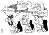 Cartoon: EU-Arbeitslosigkeit (small) by Kostas Koufogiorgos tagged europa,euro,zone,schulden,krise,arbeit,arbeitslosigkeit,bank,iwf,armut,geld,hilfe,karikatur,kostas,koufogiorgos