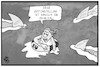Cartoon: EU-Zeitumstellung (small) by Kostas Koufogiorgos tagged karikatur,koufogiorgos,illustration,cartoon,eu,uk,brexit,zeit,uhr,umstellung,sommerzeit,winterzeit,populismus,handelskrieg,hai,meer,problem