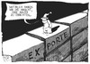 Cartoon: Exportrekord (small) by Kostas Koufogiorgos tagged export,rekord,wirtschaft,bilanz,karikatur,koufogiorgos