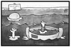 Cartoon: Flüchtlingskrise (small) by Kostas Koufogiorgos tagged karikatur,koufogiorgos,illustration,cartoon,flüchtlingskrise,eu,europa,flüchtling,ertrinken,meer,boot,seenot,rettung
