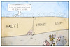 Cartoon: Friedensnobelpreis (small) by Kostas Koufogiorgos tagged karikatur,koufogiorgos,illustration,cartoon,friedensnobelpreis,un,welternährungsprogramm,flüchtling,eu,europa,asyl