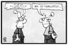 Cartoon: Führerscheinentzug (small) by Kostas Koufogiorgos tagged karikatur,koufogiorgos,illustration,cartoon,erdogan,führerscheinentzug,bier,fussball,michel,sport,strafe,strafmassnahme,justiz,erziehung,disziplin