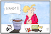 Cartoon: Glyphosat (small) by Kostas Koufogiorgos tagged karikatur,koufogiorgos,illustration,cartoon,glyphosat,merkels,chmidt,groko,streit,blume,chemie,gift,union,spd,partei,ruege
