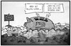 Cartoon: Griechenland (small) by Kostas Koufogiorgos tagged karikatur,koufogiorgos,illustration,cartoon,griechenland,sparschwein,geld,ezb,europa,zentralbank,geldschwemme,flut,bankrott,wirtschaft