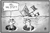 Cartoon: Griechenland (small) by Kostas Koufogiorgos tagged karikatur,koufogiorgos,illustration,cartoon,griechenland,sinken,schiff,untergang,ja,nein,referendum,volksentscheid,ertrinken,schiffbrüchig,schuldenkrise,politik,wirtschaft,zukunft