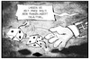 Cartoon: Griechisches Finanzkonzept (small) by Kostas Koufogiorgos tagged karikatur,koufogiorgos,illustration,cartoon,dijsselbloem,finanzminister,griechenland,varoufakis,würfel,bombe,spiel,konzept,finanzen,politik,europa