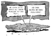 Cartoon: GroKo-Deal (small) by Kostas Koufogiorgos tagged koufogiorgos,karikatur,illustration,cartoon,groko,grokodeal,innenpolitik,regierung,koalition,krokodil,spd,csu,cdu,politik