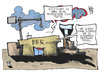 Cartoon: Großprojekte (small) by Kostas Koufogiorgos tagged ber,stuttgart,21,s21,flughafen,bahnhof,grossprojekt,steuergeld,karikatur,koufogiorgos