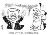 Cartoon: Grünes Stuttgart (small) by Kostas Koufogiorgos tagged kuhn,merkel,stuttgart,berlin,ob,bürgermeister,wahl,cdu,grüne,politik,karkatur,kostas,koufogiorgos