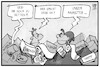 Cartoon: Hamsterkäufe (small) by Kostas Koufogiorgos tagged karikatur,koufogiorgos,illustration,cartoon,hamsterkauf,vorratshaltung,lebensmittel,hamster,corona,panik,krankheit,quarantäne