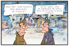 Cartoon: Handelskrieg (small) by Kostas Koufogiorgos tagged karikatur,koufogiorgos,illustration,cartoon,usa,eu,europa,deutschland,handelskrieg,handelskonflikt,hafen,schiff,handel,wirtschaft,trump