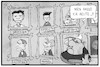 Cartoon: Hassrede (small) by Kostas Koufogiorgos tagged karikatur,koufogiorgos,illustration,cartoon,hass,hetze,drosten,lauterbach,hayali,greta,thunberg,aluhut,neonazi,gates,merkel,wut,gewalt