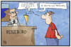 Cartoon: Hitzewelle (small) by Kostas Koufogiorgos tagged karikatur,koufogiorgos,illustration,cartoon,hitzewelle,heiss,urlaub,reisebüro,ferien,wetter,klima,sonne