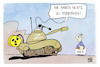 Cartoon: IAEA-Inspektion (small) by Kostas Koufogiorgos tagged karikatur,koufogiorgos,iaea,inspektion,saporischschja,akw,russland,ukraine,kontrolle,panzer,tank