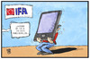 Cartoon: IFA-Trends (small) by Kostas Koufogiorgos tagged karikatur,koufogiorgos,illustration,cartoon,ifa,handy,smartphone,display,funkausstellung,messe,modell,präsentation,verkauf,trend,technik,telekommunikation