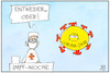 Cartoon: Impfwoche (small) by Kostas Koufogiorgos tagged karikatur,koufogiorgos,illustration,cartoon,impfwoche,impfung,corona,pandemie,jahr