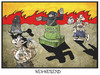 Cartoon: Islamismus (small) by Kostas Koufogiorgos tagged karikatur,koufogiorgos,cartoon,illustration,irak,syrien,nigeria,wegweiser,wegweisend,extremismus,flüchtling,islamismus,terrorismus,radikal,nahost,afrika,politik