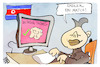 Cartoon: Kim Jong Un trifft Putin (small) by Kostas Koufogiorgos tagged karikatur,koufogiorgos,kim,jong,un,putin,diktator,match