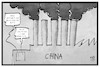 Cartoon: Klimaschutz (small) by Kostas Koufogiorgos tagged karikatur,koufogiorgos,illustration,cartoon,china,klima,klimaschutz,umweltverschmutzung,fabrik,schornstein,rauch,umwelt