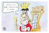 Cartoon: König von Bayern (small) by Kostas Koufogiorgos tagged karikatur,koufogiorgos,bayern,könig,kanzler,söder