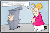 Cartoon: Kommunalwahl Frankreich (small) by Kostas Koufogiorgos tagged karikatur,koufogiorgos,illustration,cartoon,frankreich,kommunalwahl,macron,merkel,deutschland,klatsche