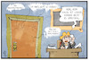 Cartoon: Kritik an Gauck (small) by Kostas Koufogiorgos tagged karikatur,koufogiorgos,illustration,cartoon,gauck,interview,toleranz,rechts,konservativ,vorzimmer,sekretaerin,politik