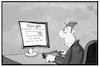 Cartoon: Künstliche Intelligenz (small) by Kostas Koufogiorgos tagged karikatur,koufogiorgos,illustration,cartoon,google,intelligenz,suchmaschine,online,user,computer,pc