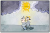 Cartoon: Lockerungen (small) by Kostas Koufogiorgos tagged karikatur,koufogiorgos,illustration,cartoon,wolken,licht,lockerung,pandemie,impfung,geimpfte