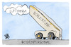 Cartoon: Lufthansa-Schlichtung (small) by Kostas Koufogiorgos tagged karikatur,koufogiorgos,schlichtung,streik,lufthansa,bodenpersonal,verdi