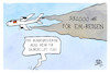 Cartoon: Luftreinhalteprogramm (small) by Kostas Koufogiorgos tagged karikatur,koufogiorgos,luft,em,flieger,flugzeug,geld,steuergeld,reinheit,regierung