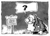 Cartoon: Maut für Ausländer (small) by Kostas Koufogiorgos tagged maut,ausländer,weihnachtsmann,csu,karikatur,koufogiorgos