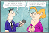 Cartoon: Merkel und Trump (small) by Kostas Koufogiorgos tagged karikatur koufogiorgos illustration cartoon merkel trump deutschland usa vertrauen gespräch telefonat