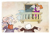 Cartoon: Merkel verteilt Körbe (small) by Kostas Koufogiorgos tagged karikatur,koufogiorgos,illustration,cartoon,guterres,merz,laschet,merkel,balkon,werben,absage,cdu,un,altkanzlerin