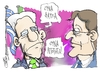 Cartoon: Monti and Samaras (small) by Kostas Koufogiorgos tagged greece,italy,piigs,eurocrisis,samaras,monti,austeriti,plan,litotita,italia,ellada