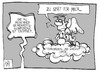Cartoon: Münchner Sicherheitskonferenz (small) by Kostas Koufogiorgos tagged illustration,karikatur,cartoon,koufogiorgos,msc,münchen,sicherheitskonferenz,terrorismus,krieg,opfer,tod,himmel,wolke,politik