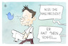 Cartoon: Musk kauft Twitter (small) by Kostas Koufogiorgos tagged karikatur,koufogiorgos,twitter,musk,waschbecken,vogel,social,media