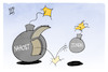 Cartoon: Nahost-Konflikt (small) by Kostas Koufogiorgos tagged karikatur,koufogiorgos,nahost,huthi,terrorismus,bombe,krieg,konflikt