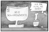 Cartoon: NOx-Grenzwerte (small) by Kostas Koufogiorgos tagged karikatur,koufogiorgos,illustration,cartoon,grenzwert,stickoxid,nox,glas,flasche,schadstoff,abgas