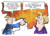 Cartoon: NSA-Abhörskandal (small) by Kostas Koufogiorgos tagged nsa,ddr,merkel,skandal,usa,spionage,karikatur,koufogiorgos