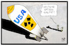 Cartoon: Nuklearwaffen (small) by Kostas Koufogiorgos tagged karikatur,koufogiorgos,illustration,cartoon,nuklear,waffen,atom,militär,uran,urenco,atomwaffen,usa