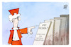 Cartoon: Parteienfinanzierung (small) by Kostas Koufogiorgos tagged karikatur,koufogiorgos,parteienfinanzierung,verfassungsrichterin,bundesverfassungsgericht
