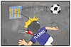 Cartoon: Platini (small) by Kostas Koufogiorgos tagged karikatur,koufogiorgos,illustration,cartoon,platini,uefa,fussball,gefängnis,korruption,haft,verband,katar,wm