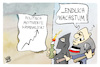 Cartoon: Kriminalität wächst (small) by Kostas Koufogiorgos tagged karikatur,koufogiorgos,kriminalität,wachstum,extremismus,gewalt