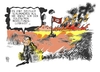 Cartoon: Politische Bedeutungslosigkeit (small) by Kostas Koufogiorgos tagged tunesien unruhen praesident afrika ben ali flucht sturz putsch politik karikatur kostas koufogiorgos