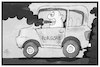 Cartoon: Porsche (small) by Kostas Koufogiorgos tagged karikatur,koufogiorgos,illustration,cartoon,porsche,zulassung,fahrer,rauchen,abgas,dieselgate,abgasskandal,verbot,umwelt,luft,verschmutzung