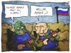 Cartoon: Putin in der Ukraine (small) by Kostas Koufogiorgos tagged karikatur,koufogiorgos,cartoon,illustration,separatist,rebell,putin,maske,konflikt,ukraine,russland,politik,krieg,aufstand